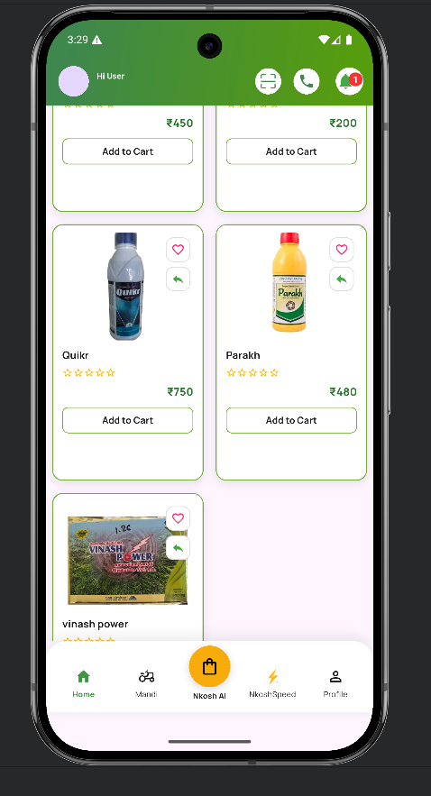 NKOSH Farmer App screenshot 2