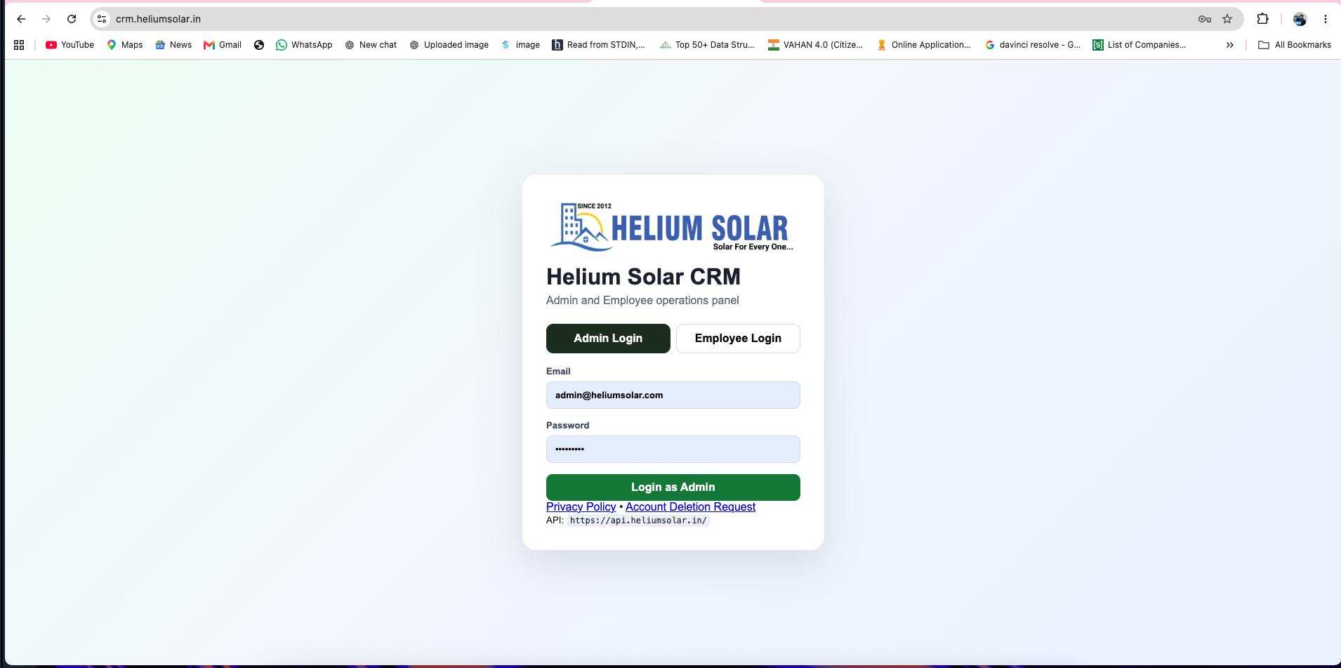 Helium Solar CRM screenshot 4