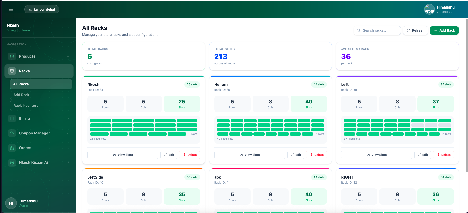 NKOSH Franchise Management & Billing screenshot 4